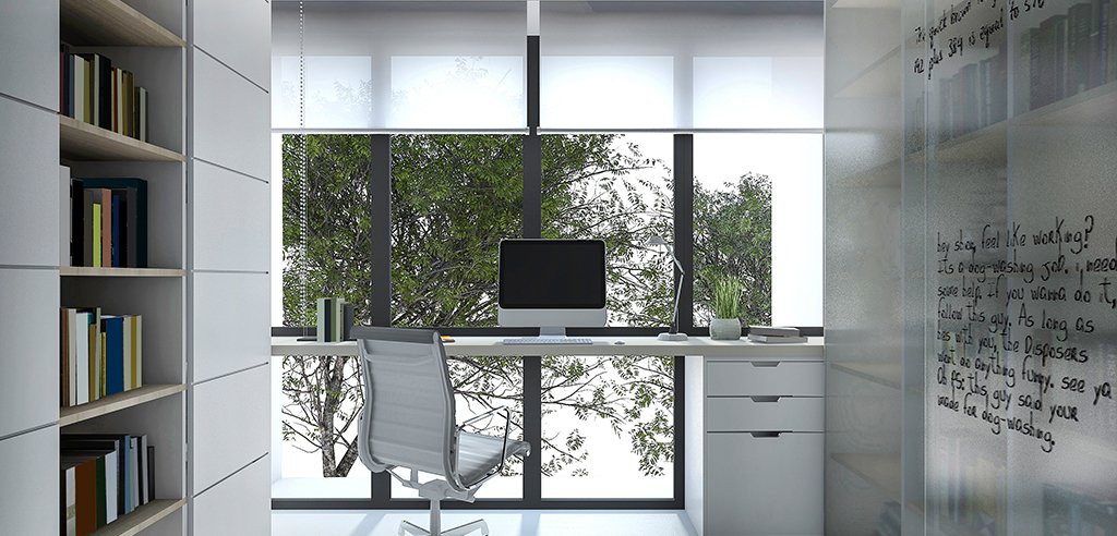 aprovechar del espacio con persianas de oficina adecuadas