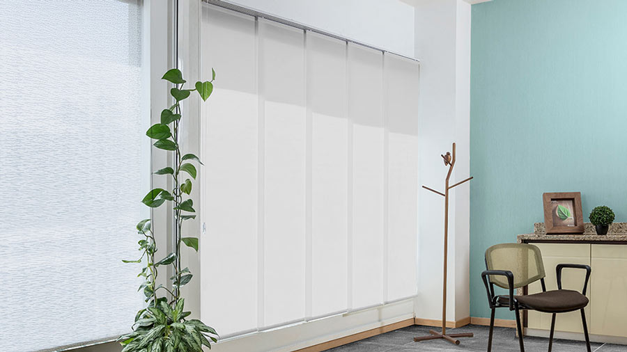 persianas de tela panel japones
