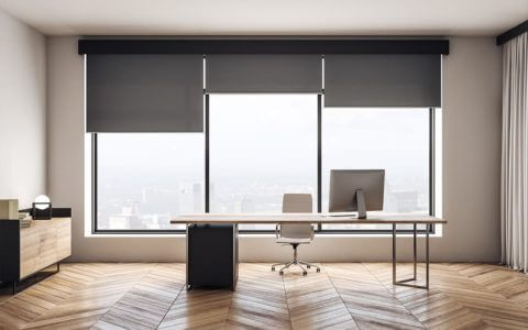 persianas modernas black out para oficina