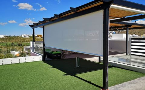 toldo vertical patio