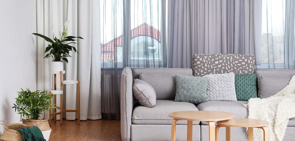 cortinas bonitas y modernas triplex para sala