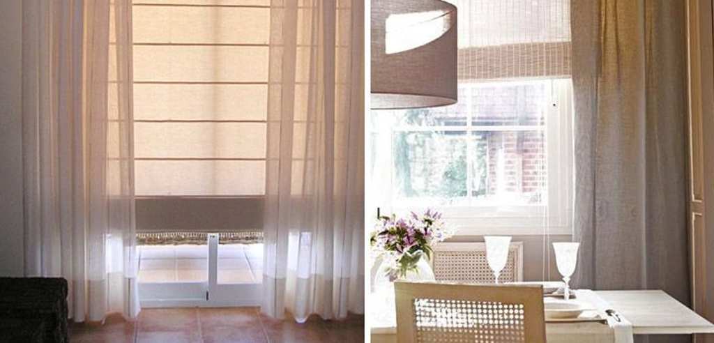 cortinas y persianas modernas para habitación